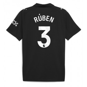 Pánské fotbalový oblečení Manchester City Ruben Dias #3 Venkovní košile 2025-26 Krátkým Rukávem